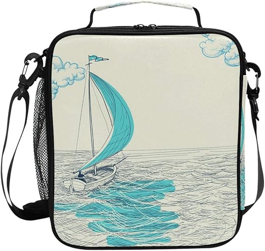 nautical lunch bag