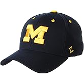 ZHATS NCAA Mens Stretch Fitted Hat Team Color