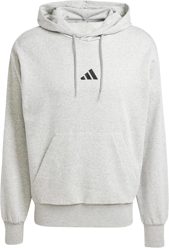 Home's Essentials FEELCOZY Fleece Hoodie, Cinzento Médio Heather/Preto, M — foto 1 de 5