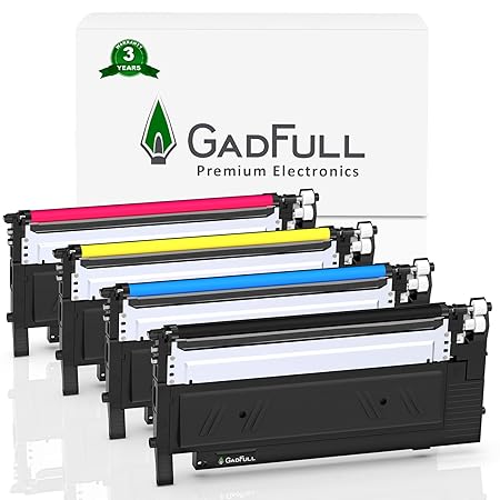 GadFull 4 Pack Toner kompatible mit Samsung CLP-360 | CLP-366 | CLP-365 | CLP-368 | CLX-3300 | CLX-3305 | CLX-3306 | C460W | 