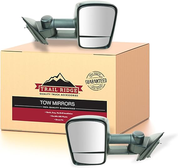 Trail Ridge Towing Mirror Manual Textured Left Right LH RH