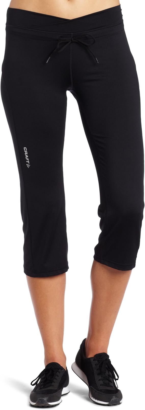 Craft Women's AR Loose Fit Capri (Black, XLarge) Clothing