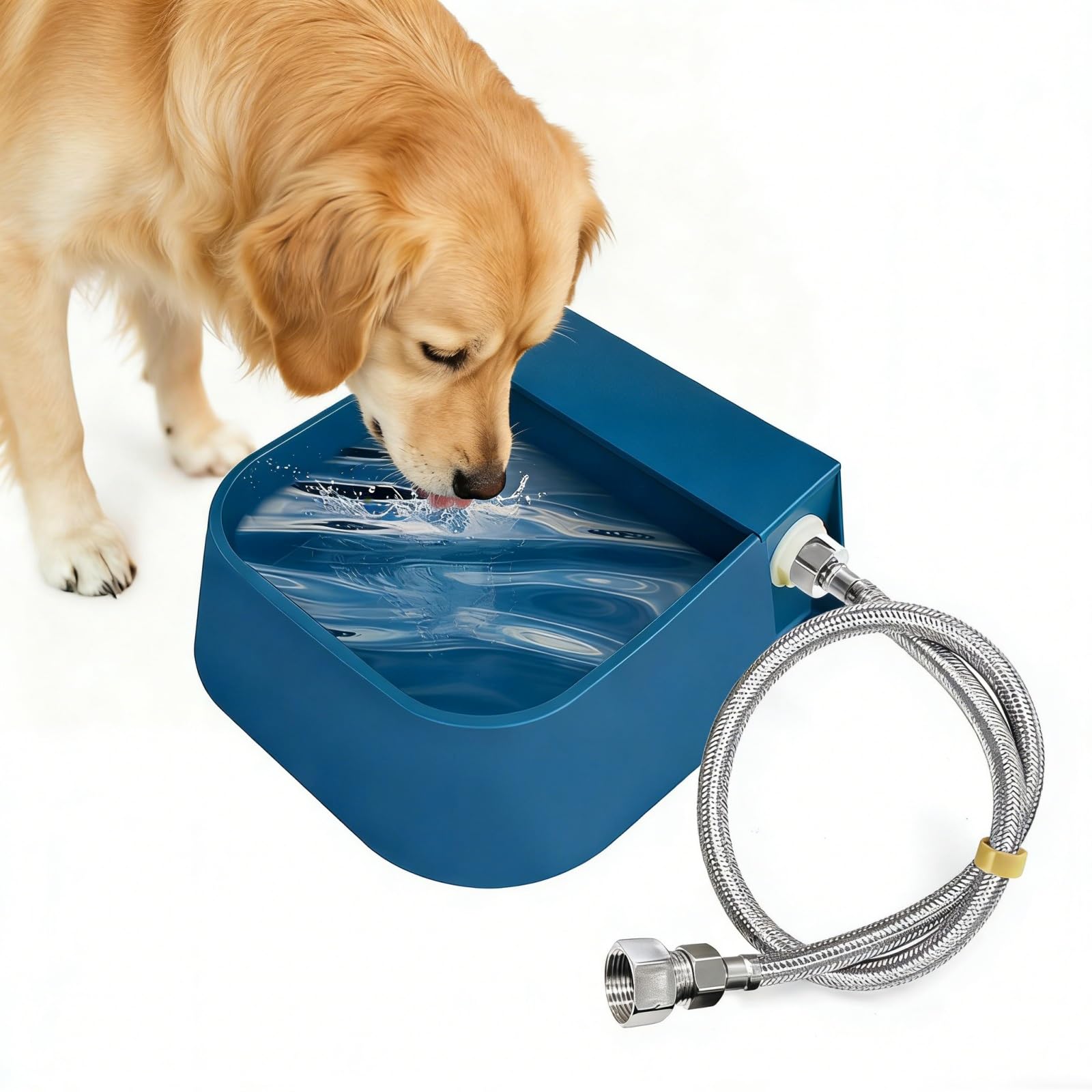 Enjoying Automatic Waterer Livestock Water Bowls, Automatic Dog Water Dispenser, Self Water Bowl for Dogs Cats Chicken Ducks Sheeps, Livestock Water Trough