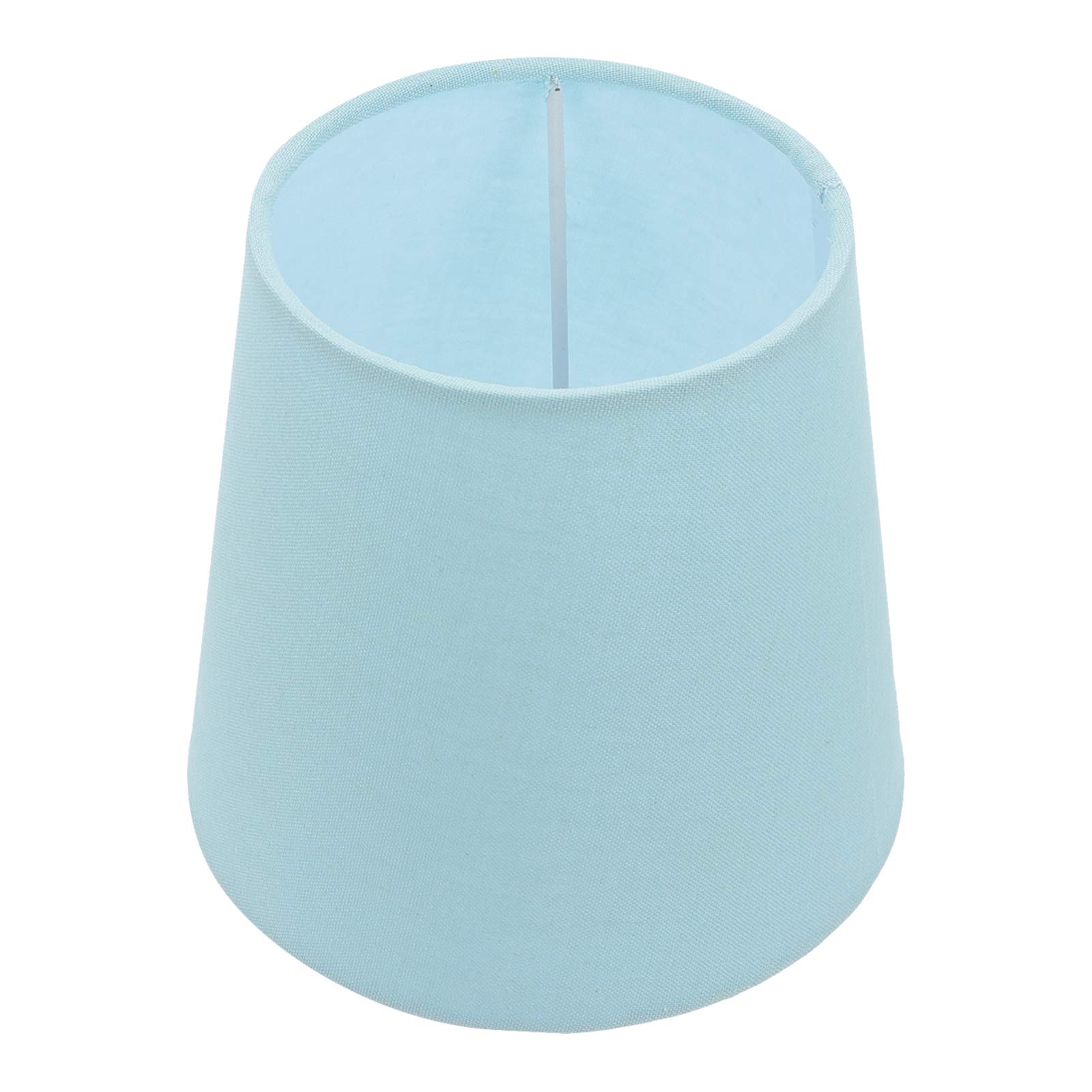 UonlytechLampshades for Table Lamp Floor Lamp Cover Shade DIY Table Lamp Fabric Barrel Lampshade European Style Chandelier Blue Lampshade Replacement for Home Shop Small Lamp Shades