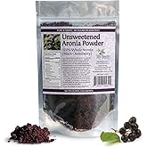 Aronia Berry Unsweetened Powder by My Berry | USA Grown | 4oz | Whole Berry, not a Juice or Extract | No additives | Aronia Black Chokeberry
