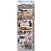 Paper House Productions Alaska Cardstock Sticker Sheet for Crafts, Scrapbooking &amp; Collecting - Classic Sights