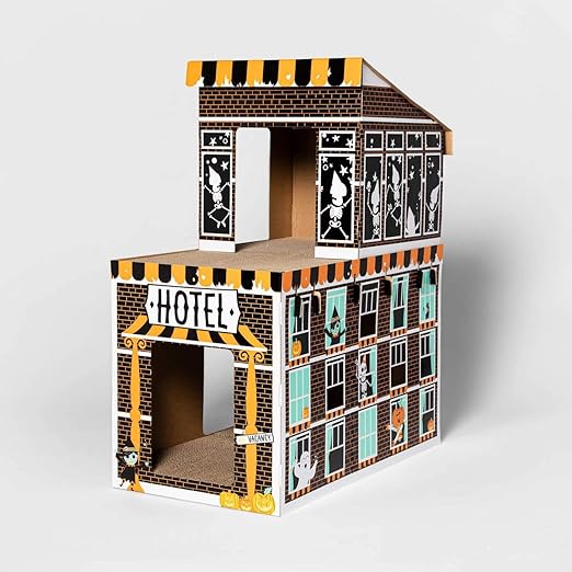haunted house cat scratcher