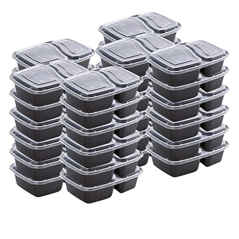 BUY-TO Fiambrera del envase de alimento 100Pcs / Set Plástico ...