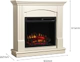 Dimplex Chadwick CDW15XHD Optiflame Electric Fire Suite Fireplace 1500 Watt view 5