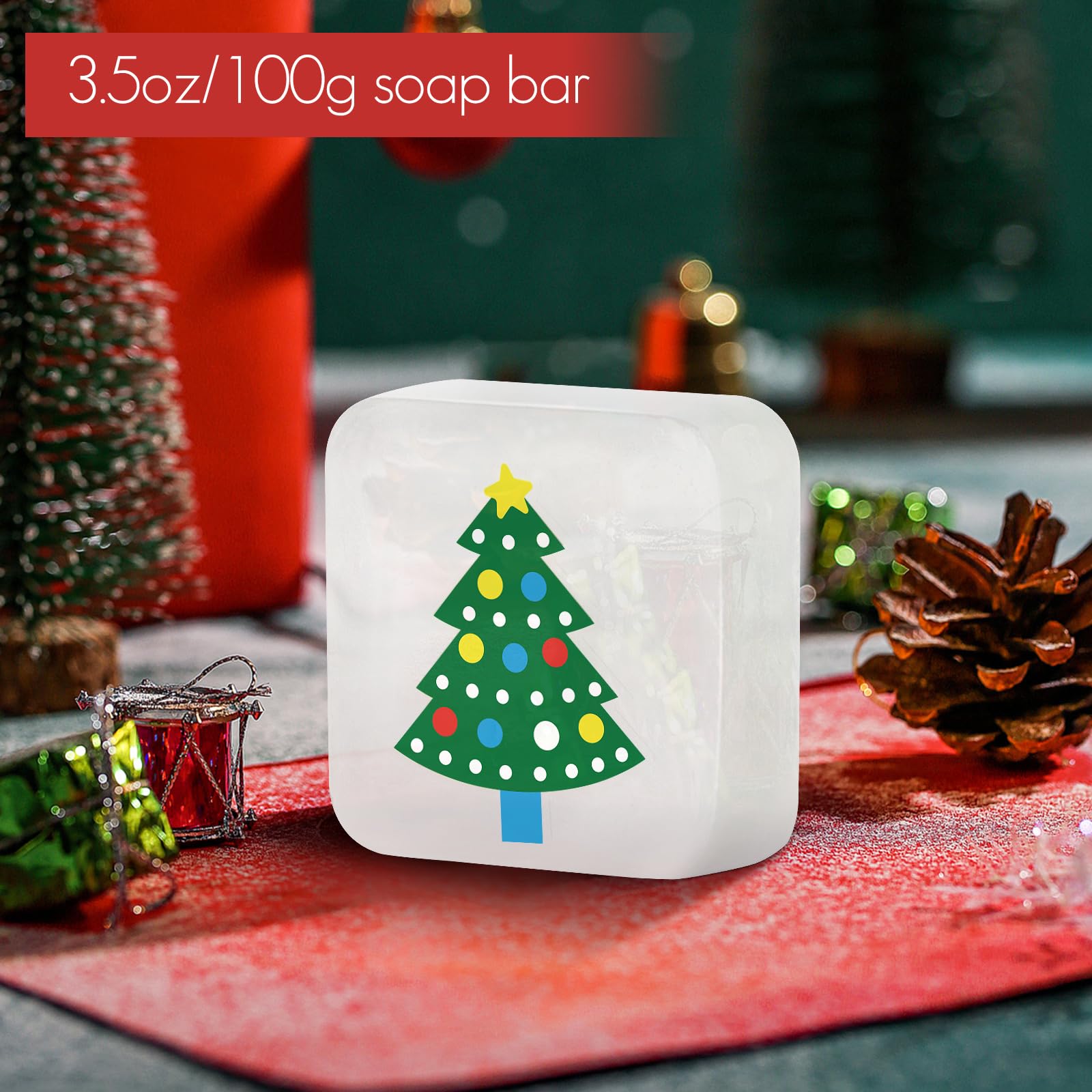 Christmas Spa Gifts for Women - Christmas Gift Ideas, Christmas Candles Gift, Christmas Gift Baskets for Women, Mom, Sister, Wife, Friend with Candle, Bath Bombs, Bath Salt, Soaps, Christmas Packaging