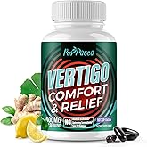 Liposomal Vertigo Supplement, High Absorption Formula with Ginkgo Biloba, Ginger Extract & Magnesium, Natural Wellness Supplement, Relaxation and Calm, 60 Softgels