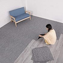 ybaymy 20 PCS Commercial Carpet Tiles, 20”x 20” Carpet Floor