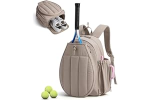 BAGSMART Tennis Gym Bag for Women, Tennis Bag Holds 2 Rackets with Shoe Compartment & Wet Pocket, Sports Duffle Bags fits up to 15.6" Laptop, Women Overnight Weekend Bag