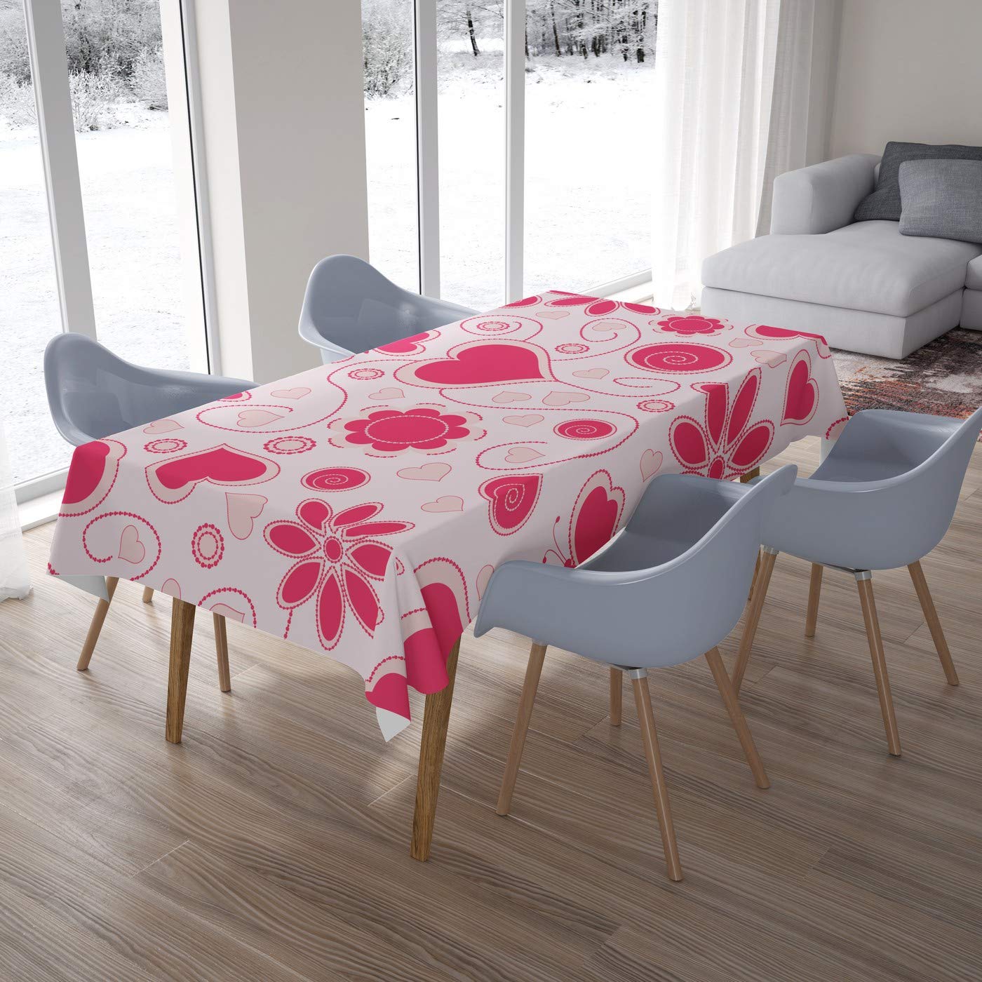Bonamaison Kitchen Decoration, Tablecloth, 140cm x 200cm - Designed and Manufactured in Turkey