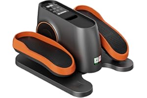 Samini Electric Under Desk Elliptical Ellipse Leg Exerciser Foot Exercise Machine Exercises Elipse Fit Equipment Adjustable Speeds with LCD Monitor for Seniors