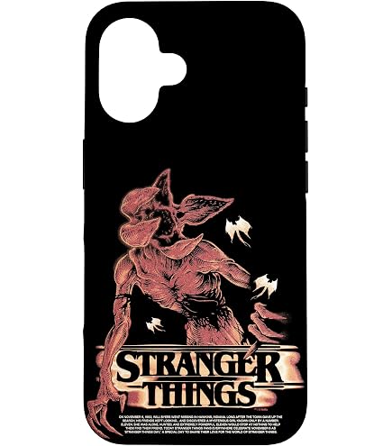 Amazon.com: Stranger Things Red Bold Logo Case for iPhone 17
