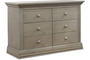 Sorelle Furniture Paxton Baby Dresser – Dresser for Nursery, Kids Bedroom Furniture, Baby Dresser Drawers, Storage for Child’s Room with Drawers, Nursery Furniture for Infant-Heritage Gray
