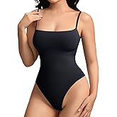 KUMAYES Women's Shapewear Body Shaper for Tummy Control Seamless Waist Trainer Thong Body Suits Tank Top