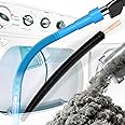 Holikme 2 Pieces Dryer Vent Cleaning Kit, Dryer Vent Cleaner Lint Vacuum Attachment and Flexible Lint Brush, Vacuum Hose Atta