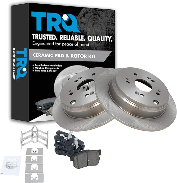 Amazon.com: Rear Premium Ceramic Brake Pad & Rotor Kit for Acura RDX