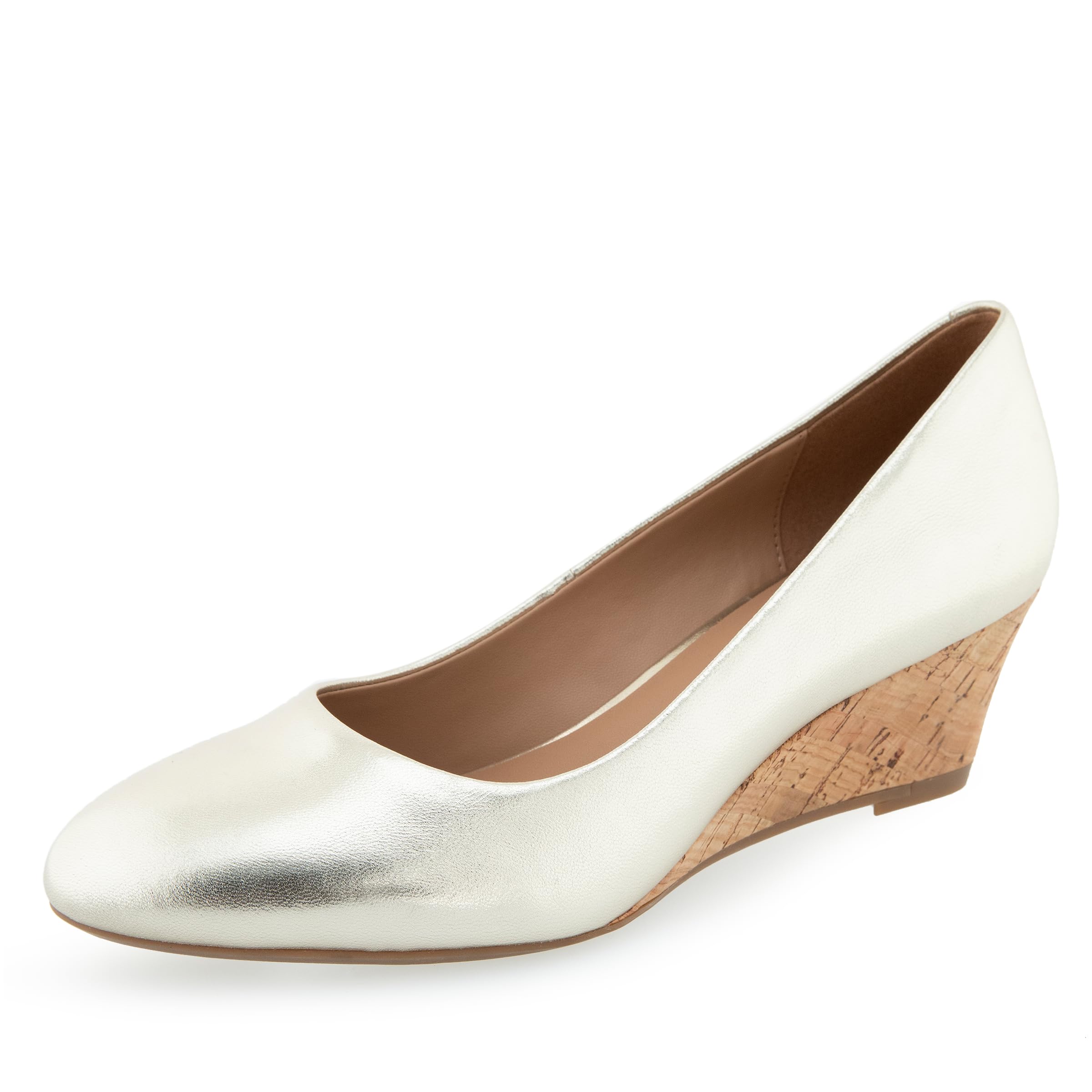 Aerosoles Women’s IRIS Pump, Soft Gold Leather, 8.5