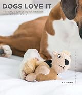 Outward Hound Squeakin' Squirrels Plush Replacement Toys 3 Pack view 2
