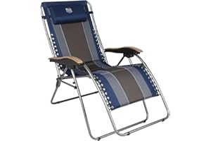 TIMBER RIDGE Oversized Zero Gravity Chair, Padded Reclining Lounge Chair with Adjustable Headrest & Cup Holder, Heavy Duty Support 350 lbs, Foldable for Camping, Lawn, Outdoor & Indoor