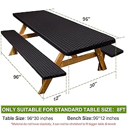 Picnic Table Cover with Bench Covers Camping