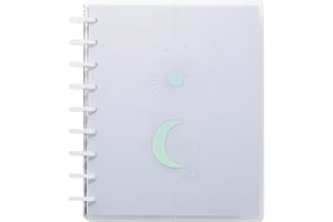 THE HAPPY PLANNER Happy Planner Disc-Bound 12-Month Planner, Jan.–Dec. 2025 Daily, Weekly, and Monthly Planner, Classic Size, Horizontal Layout, Sun & Stars, 72 Pages, 12 Dividers, 2 Sticker Sheets, 7" x 9.25"
