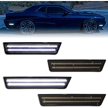 小物 CHALLENGER/LIGHTNING SIGNBOARD LED Amazon.com: FetonAuto White LED Side Marker Lights for Dodge