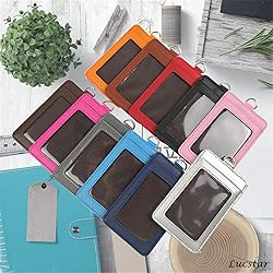 Lucstar Professional ID Badge Holder with Clip