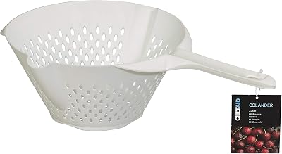 Chef Aid 23cm Plastic Colander with Dual Pouring Lips and Handle