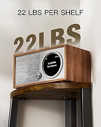 Pipishell 4 Tier Corner Shelf, Corner Bookshelf
