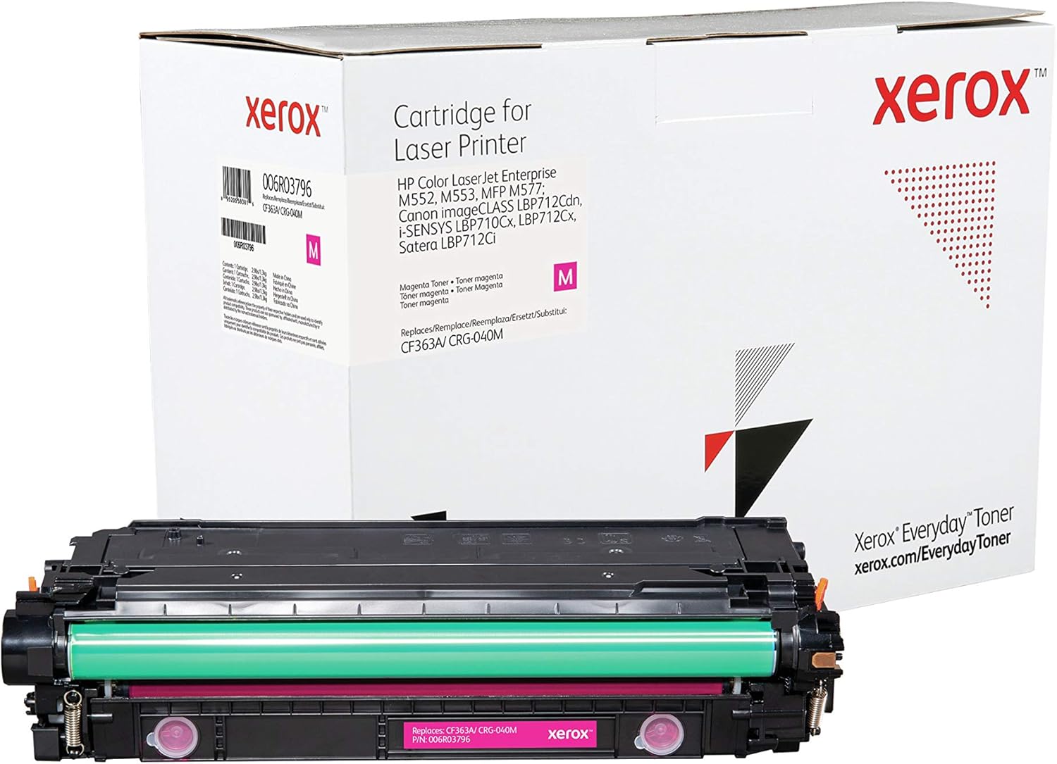 Xerox Everyday Compatible HP 508A CF363A Magenta Toner, Standard Capacity