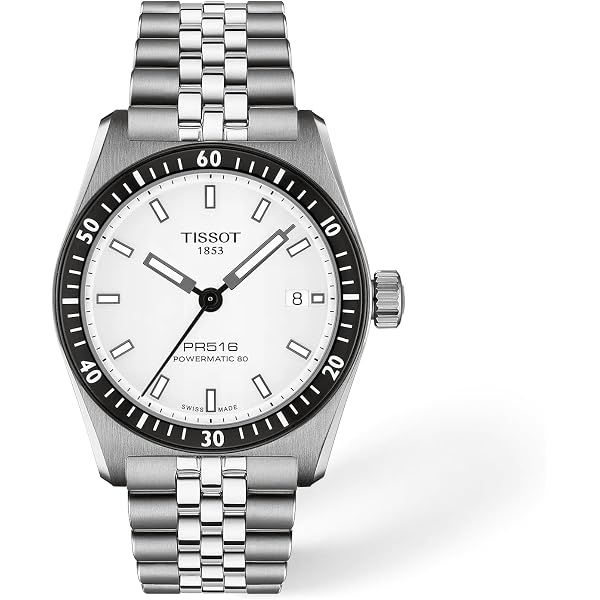 Tissot ホワイト クォーツ腕時計 Amazon.com: Tissot PR516 40mm, Swiss Quartz Chronograph Watch for
