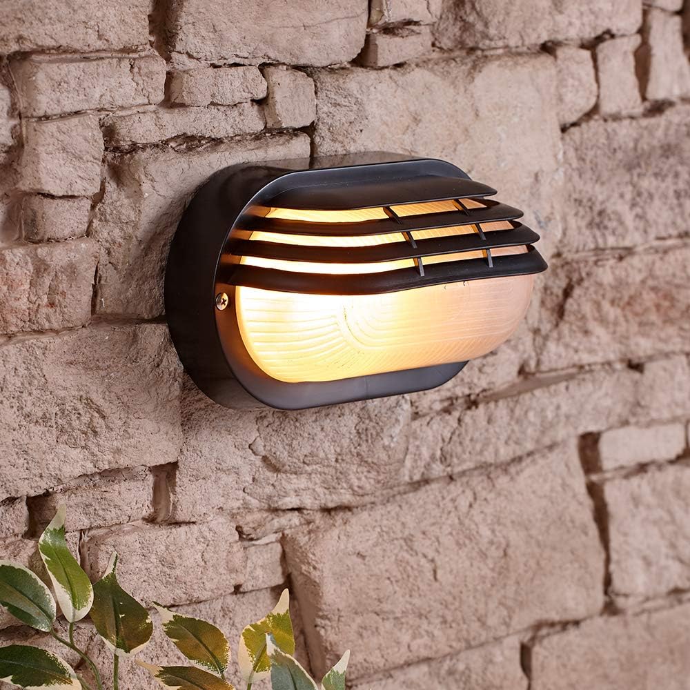 Biard Oval Bulkhead Outdoor Light Classic EyelidStyle Wall Mounted
