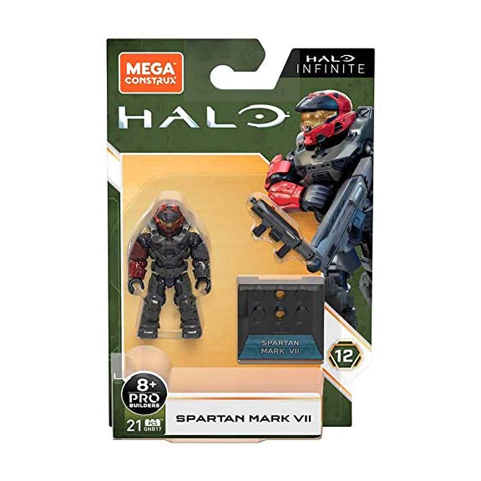 Halo Mega Construx Pro Builders Spartan Mark VII Figure Set