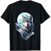 Wolf Moon Graphic T-Shirt
