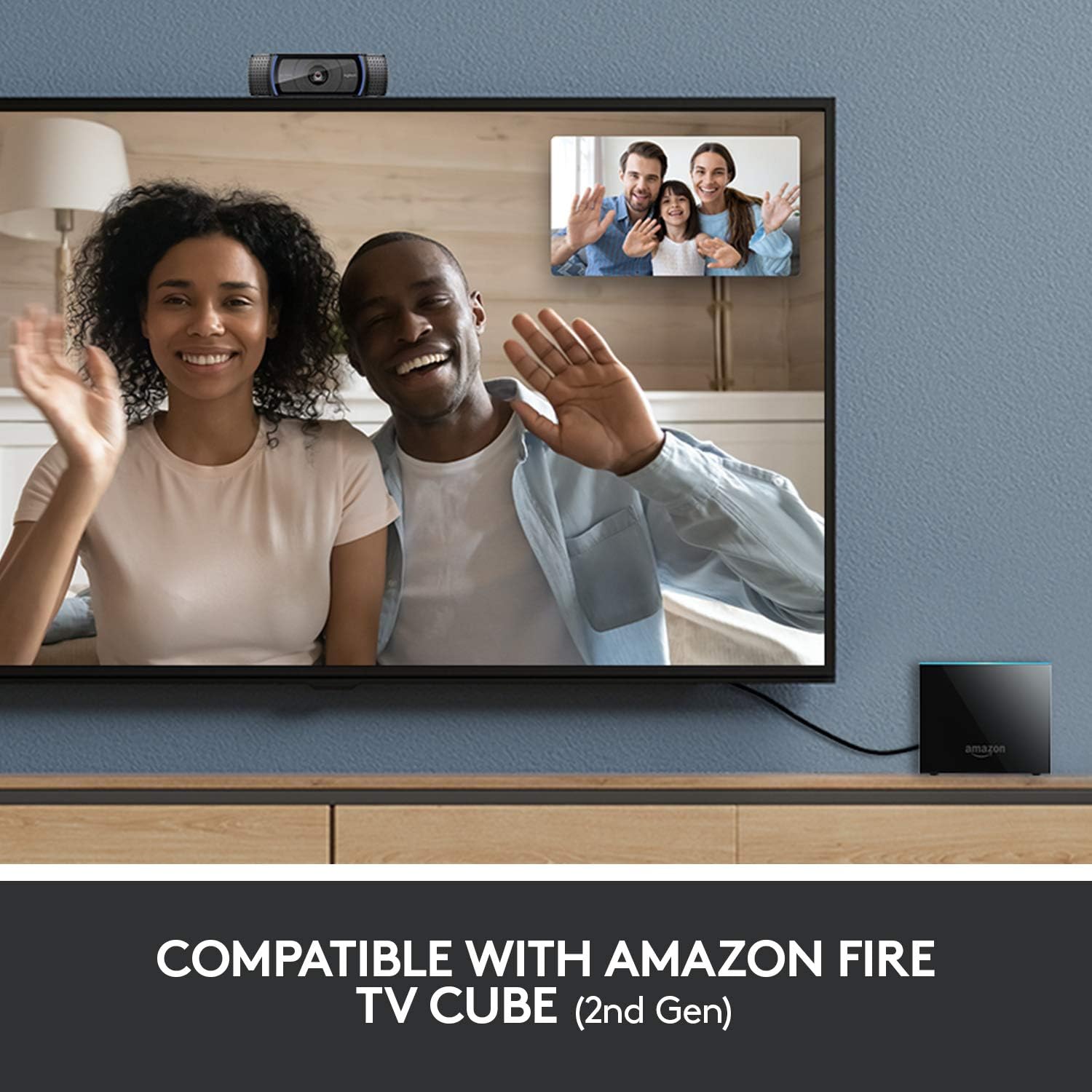 Logitech C920e Business Webcam, Compatible with  Fire TV Cube (2nd Generation): Computers & Accessories