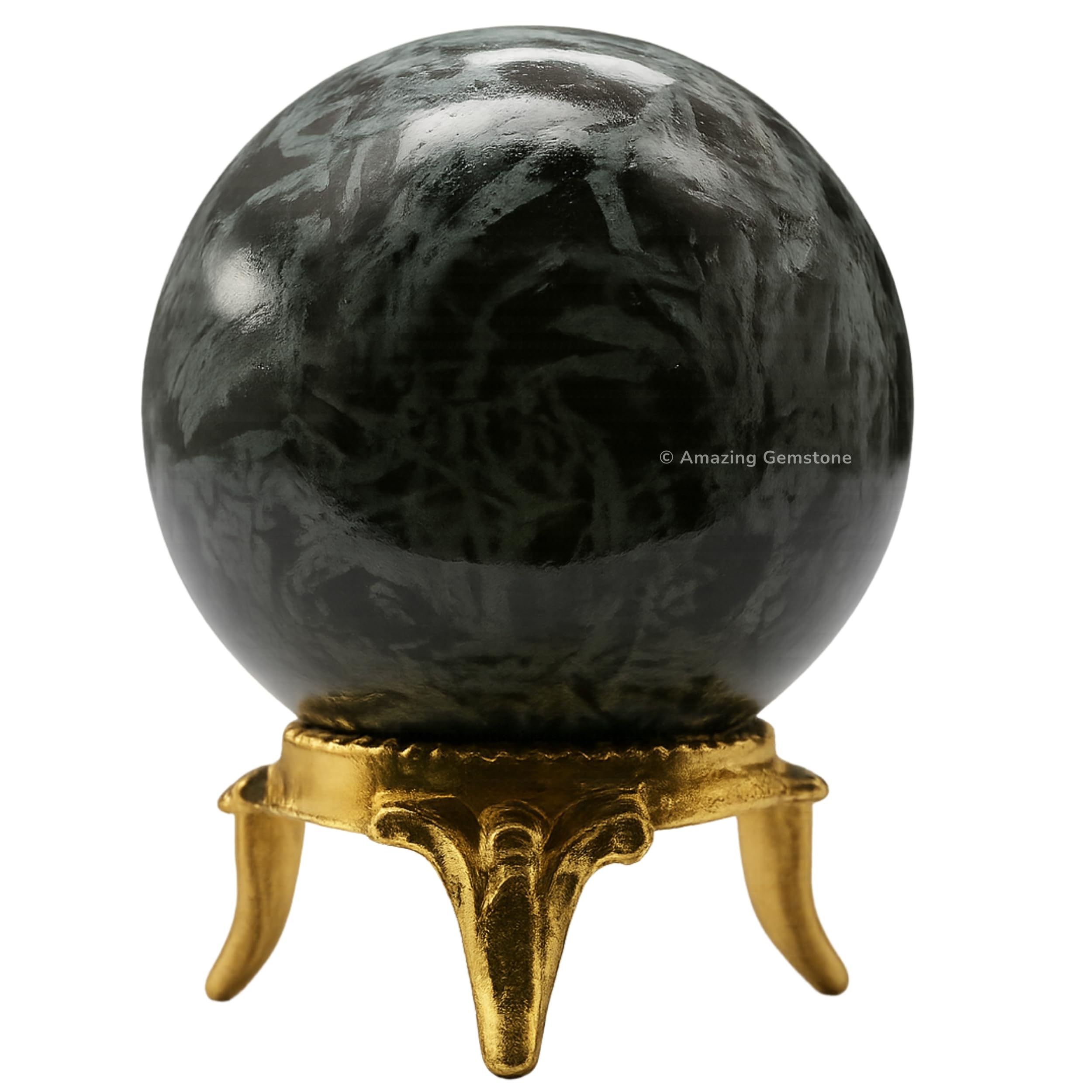 Amazing Gemstone Flower Stone Crystal Ball with