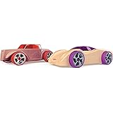 Automoblox Mini HR5 Scorch and SC1 Chaos 2-Pack , Red and Purple , 4.5" x 1.75"