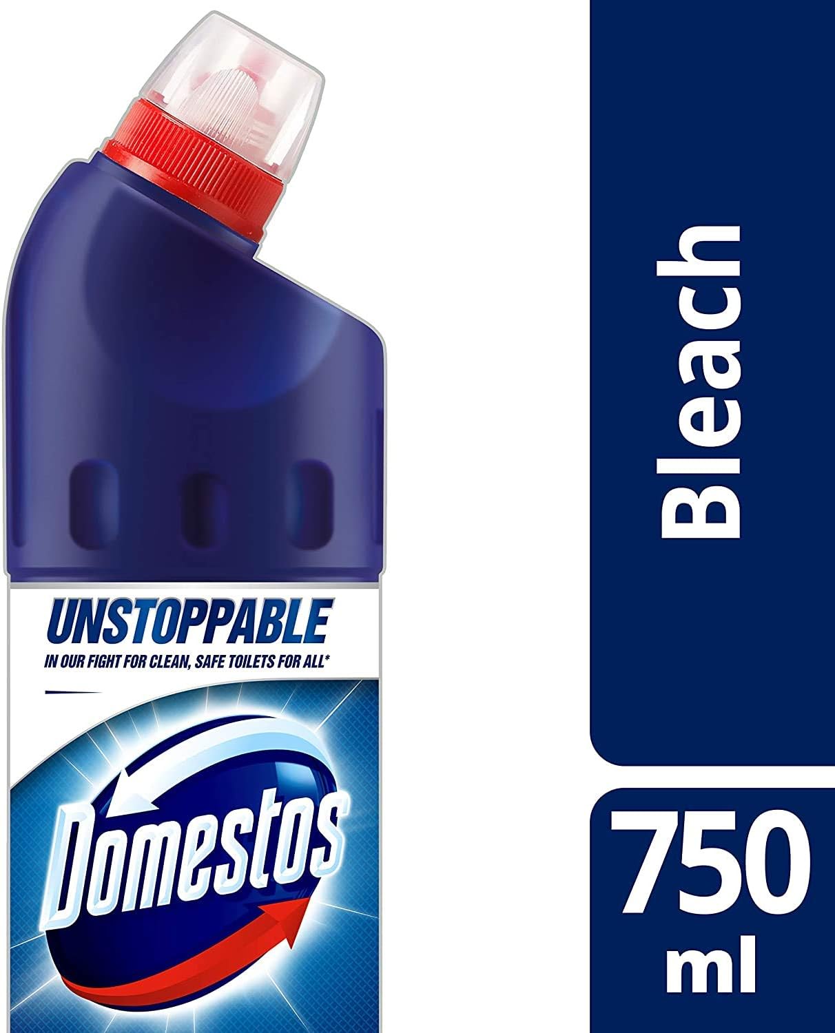 Domestos Original Thick Bleach disinfectant that eliminates 99.99% of bacteria and viruses* unstoppable strength 750 ml - Image 5