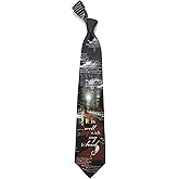 Eagles Wings Men's Finely Crafted Inspirational Necktie - It Is Well With My Soul