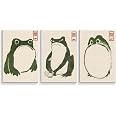Frog Poster, Japanese Frog Drinking Tea Poster Canvas Wall Art Aesthetic Posters & Prints Wall Decor for Bedroom Dorm Living Room Paintings Pictures Wall Decor Framed Unframed 08x12inch(20x30cm Frog Poster, Japanese Frog Drinking Tea Poster Canvas Wall Art Aesthetic Posters & Prints Wall Decor for Bedroom Dorm Living Room Paintings Pictures Wall Decor Framed Unframed 08x12inch(20x30cm