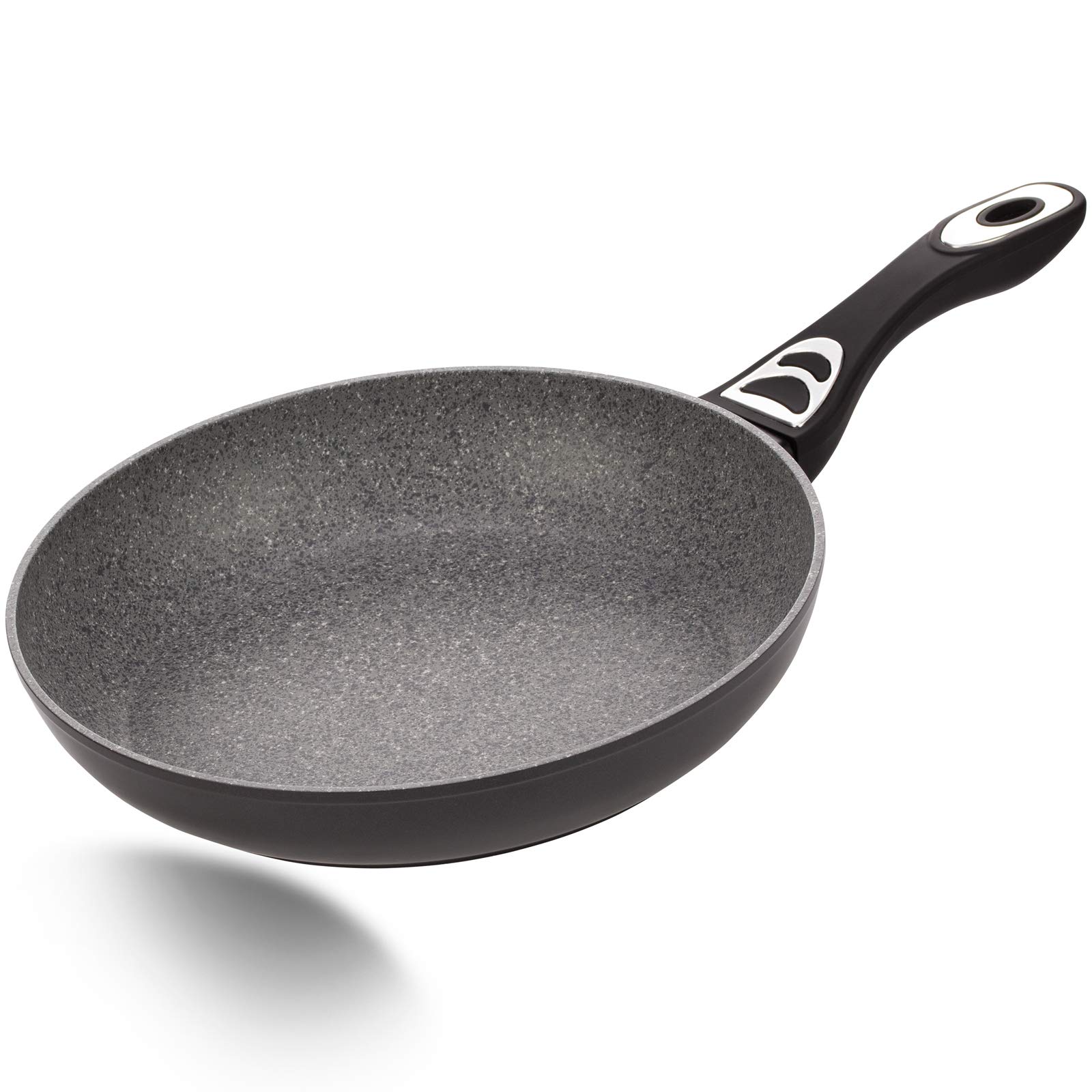 Rosmarino™ antihaftbeschichtete Induktionssteinbratpfanne 28 cm (11”), 100 % PFOA-frei für ein gesünderes Kochen, abplatz- und kratzfest durch die Premiumbeschichtung, stromsparend durch exzellente Leitfähigkeit