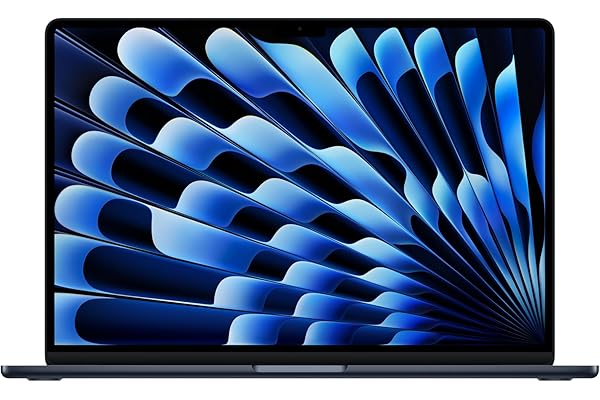 Apple 2026 MacBook Air 15-inch Laptop with M5 chip: Built for AI, 15.3-inch Liquid Retina Display, 16GB Unified Memory, 512GB SSD, 12MP Center Stage Camera, Touch ID, Wi-Fi 7; Midnight