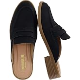 CUSHIONAIRE Women's Prescott Slip On Mule +Memory Foam, Wide Widths Available