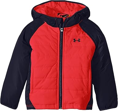 orange under armour jacket