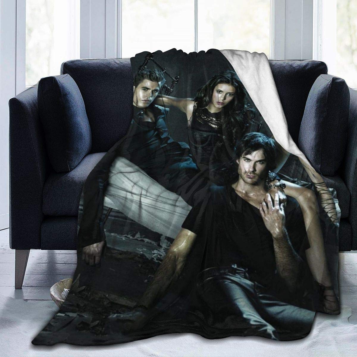Graslio Ian Joseph Somerhalder Blanket Flannel Blanket air Conditioning Blanket Student Blanket Soft