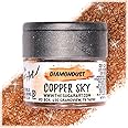 Copper Sky Edible Glitter for Drinks, Cocktails, Cake Decorating, Strawberries, Chocolates & More | No Taste | 4g | 100% Food-Safe | Kosher, Vegan, Gluten & Nut Free | DiamonDust by The Sugar Art